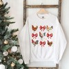 Simply Sage Market Women's Graphic Sweatshirt Coquette Christmas Chicken - 3 of 4