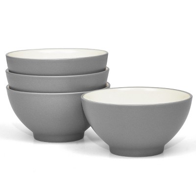 Noritake Colorwave Slate Set Of 4 Rice Bowls : Target