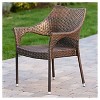 Mirage 5pc Wicker Patio Dining Set: Weather-Resistant, Glass Top Table - Christopher Knight Home - 3 of 4