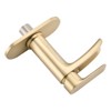 ChicFurnit Bathroom Sink Faucet Black Waterfall Single Handle Faucet with Deck Plate for Elegant Baths, Gold, 15.5"*7.1"*3.5" - 4 of 4
