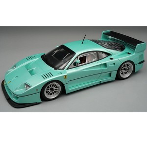 1996 Ferrari F40 LM "Press Version" Light Blue Metallic with Case "Mythos Series" Limited Ed 1/18 Model Car by Tecnomodel - 1 of 3
