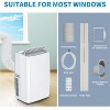 14000 BTU Portable AC, Cools up to 750 Sq. Ft 3-in-1 Mobile AC for Room with Remote Control - 3 of 4