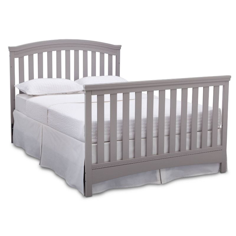 Simmons Kids&#39; SlumberTime Full Size Crib Conversion Rails - Rowen - Gray, 6 of 9
