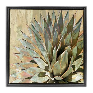Stupell Industries Green Succulent Agave Leaves, 18" x 18" - 1 of 4