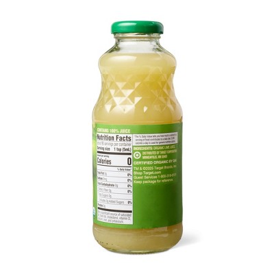 Organic 100% Pure Lime Juice - 16 fl oz Good & Gather™