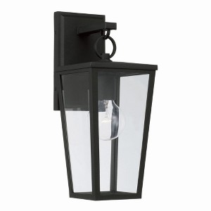Capital Lighting Elliott 1 - Light Wall Light in  Black - 1 of 4