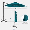 Best Choice Products 10ft 360° Rotating Cantilever Offset Hanging Patio Umbrella - 2 of 4