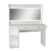 Mariana Lighted Makeup Vanity White - Boahaus: Dresser with Mirror, Storage Shelves & Drawers - 4 of 4
