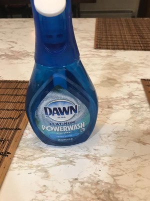 Dawn Fresh Scent Platinum Powerwash Dish Spray, Dish Soap Refill - 16oz ...