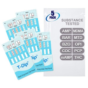 Mintegrity [5pk] 10 Panel Urine Drug Test Card for Home | High Sensitivity Substance Screening Home Detection Urine Dip Card | MT-WDOA-3104 - 1 of 4
