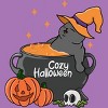 Girl's Design By Humans Cozy Halloween By kimprut T-Shirt - 2 of 3