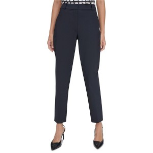 Calvin Klein Womens Straight Leg Casual Trouser Pants - 1 of 1