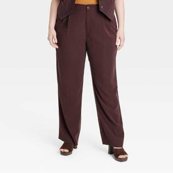 Women's Bi-stretch Skinny Pants - A New Day™ Burgundy 2 : Target