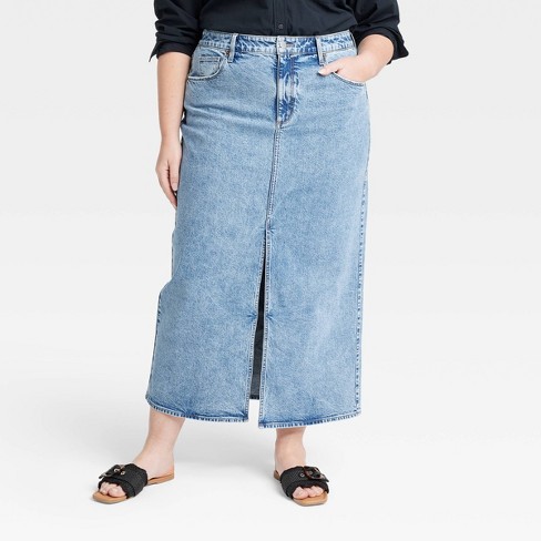 Target womens best sale denim skirt