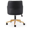 Meelano Flock Vegan Leather Adjustable Task Chair - 4 of 4
