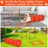 Dog Agility Set, Complete Backyard Obstacle Course with Hurdles, Tunnel, Weave Poles & Accessories - 3 of 4