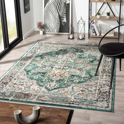 Luxe Weavers Moroccan Floral Vintage Area Rug