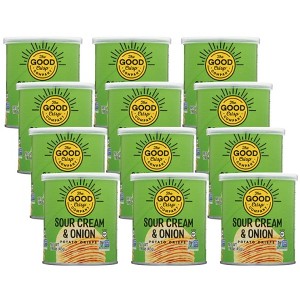 The Good Crisp Company Sour Cream & Onion Potato Crisps - Case of 12/1.6 oz - 1 of 4