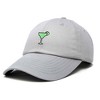 Dalix Cocktail Embroidered Cap Cotton Baseball Cute Cool Dad Hat Womens - 4 of 4