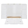 Twin Size Murphy Bed with Drawers, Cabinets and USB Ports - 4 of 4