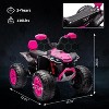 24V Kids Electric ATV Car,2 Seater Ride on Car with LED Lights & Music Player - 4 of 4