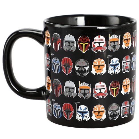 Star Wars Tie Fighter 5.4 oz Double Wall Glass Mugs, Set of 2 - Clear