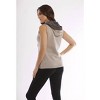 Women's Cross Stitch Hooded Vest - ANGEL - 3 of 4