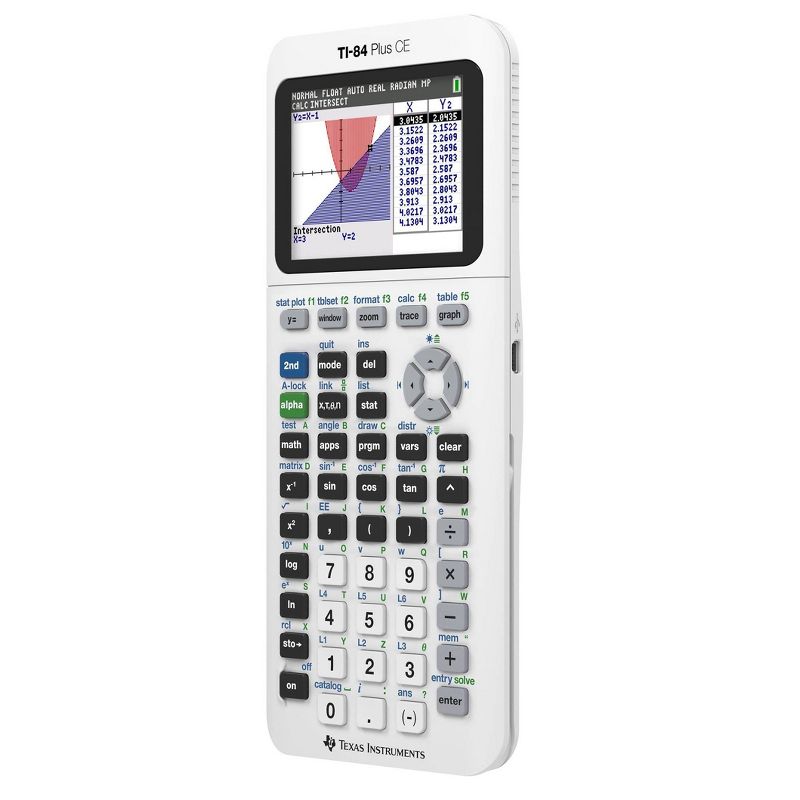 Texas Instruments 84 Plus CE Graphing Calculator - White, 4 of 6