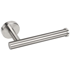 Unique Bargains Bathroom Rustproof Stainless Steel Brushed Fixed Toilet Paper Holders - 1 of 4