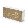 Extra Large Display Digital Alarm Clock White/Pine - Capello - image 2 of 3