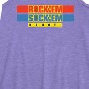 Girls' - Rock 'Em Sock 'Em Robots - Rock 'Em Sock 'Em Robots Logo Graphic Sleeveless Aline Dress - 2 of 3