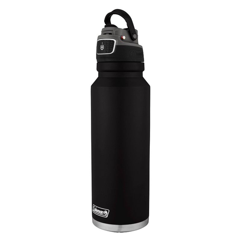 Coleman 40oz Stainless Steel Free Flow Vacuum Insulated Water Bottle with Leakproof Lid - Black, 5 of 8