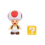 Nintendo Super Mario Toad with Question Mark Block Action Figure
