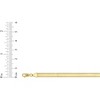 10k Yellow Gold 5mm Super Flexible Silky Herringbone Chain Bracelet - 4 of 4