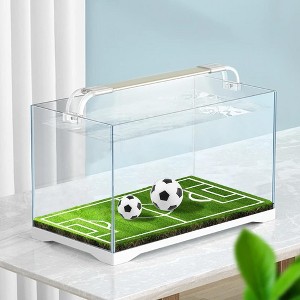 Fish Tank Submerged Small Football, Lifelike Soccer Aquarium Decoration, Fish Toy Ornament for Aquarium Sports Themed Activities - 1 of 3