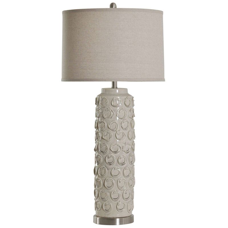 Ceramic Table Lamp Off-White - StyleCraft, 1 of 5