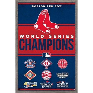 Trends International MLB Boston Red Sox - Champions 23 Framed Wall Poster Prints - 1 of 4