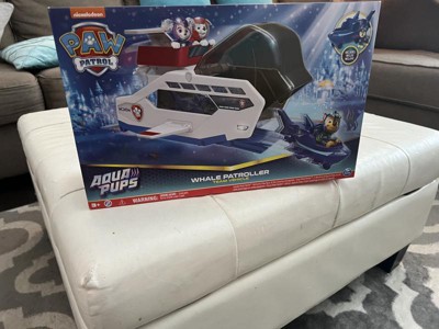 PAW Patrol Aqua Pups Whale Patroller Team Vehicle with Chase Figure and  Vehicle Launcher 