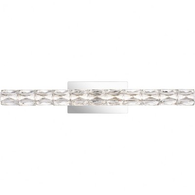 Quoizel Lighting Luster 1 - Light Vanity in  Polished Chrome