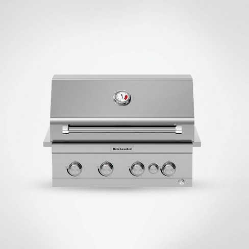 Kitchenaid 4 Burner Stainless Steel Gas Grill 740 0780 Silver