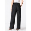 Roaman's Plus Size Bi-Stretch Wide Leg Pant - 3 of 3