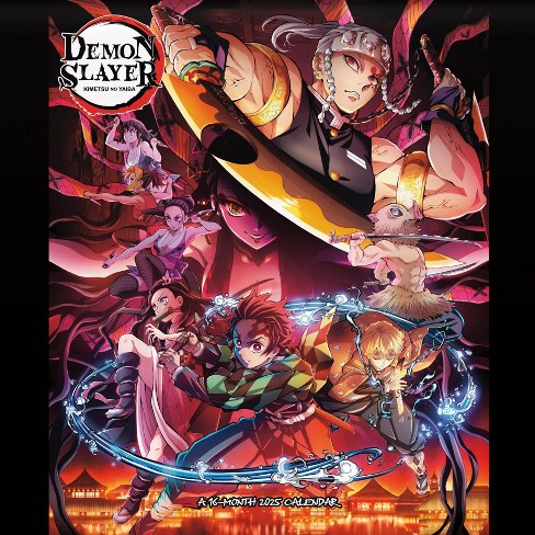 Demon Slayer Wall Calendar 2025 Calendar