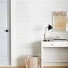 Textured Shiplap Peel & Stick Wallpaper White - Threshold™ - image 2 of 4