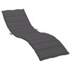 vidaXL Sun Lounger Cushion Anthracite 78.7"x19.7"x1.2" Oxford Fabric - 2 of 4
