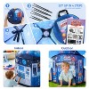Kids Tents Toddlers Play Tent Blue Glow-in-The-Dark Space Rocket Ship Pop Up Tent Indoor Outdoor Playhouse Tent Kid Birthday Christmas Gift Aged 2-8 - 4 of 4