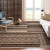Garvee Area Rug for Living Room, Washable Rug Farmhouse Neutral Rug, Geometric Rug Low Pile Non-Slip Soft Rug for Dining Room Bedroom - 2 of 4