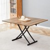 Lift Coffee Table Center Table Dining Table Multifunctional Office Table Dressing Table Reading Desk Accent Table with Adjustable Height - ModernLuxe - 3 of 4