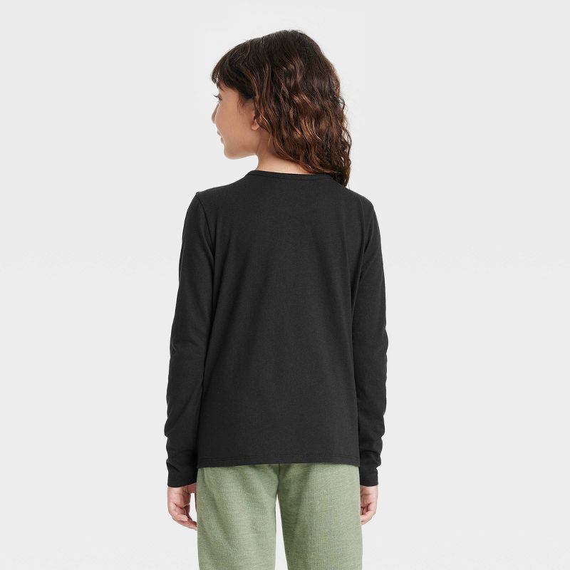 Girls' Jurassic World Long Sleeve Graphic T-Shirt - Black, 2 of 4