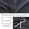 Dexmalle Queen Size Plant-Based Eco-Friendly Printing Duvet Cover,Gray - 3 of 4