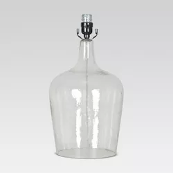 Artisan Glass Jug Large Lamp Base Clear Includes Energy Efficient Light Bulb - Threshold™